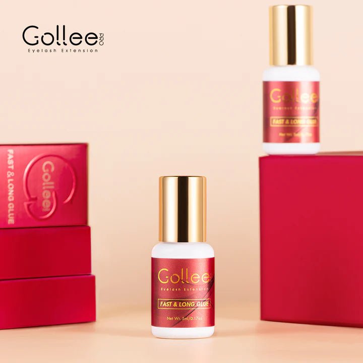 Pegamento de Pestañas Gollee Fast Long Rojo
