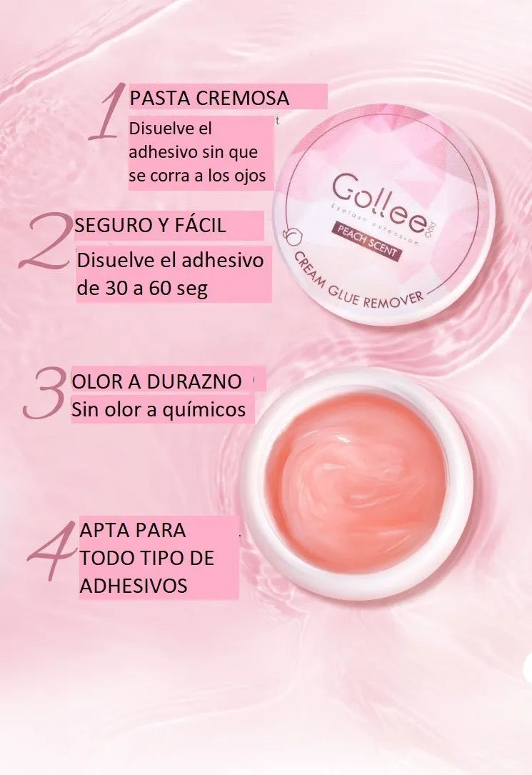 Crema para Remover Pestañas Gollee